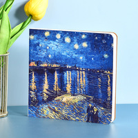 LISI Carnet de Voyage Mini 14x14cm, Cahier de Croquis de Poche Vierge pour Dessin et Création Artistique, Reliure Thermique, Papier 100gsm, Promotion Crayon