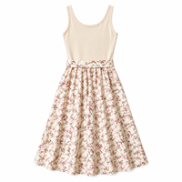 Robe d'été sans manches personnalisée pour femmes, robe à épaules dénudées, taille plus, longueur genoux, robes en polyester pour femmes