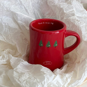 Wholesales Classic 11oz Ceramic Mug Custom Red Coffee Mug for Promotion - Product Image 4