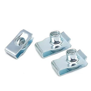 <span class=keywords><strong>Écrou</strong></span>s <span class=keywords><strong>à</strong></span> clipser en acier avec revêtement Dacromet, type U, profil bas, antidérapants, M4 M5 M6 M8 M10, fournis directement par l'usine - Product Image 3