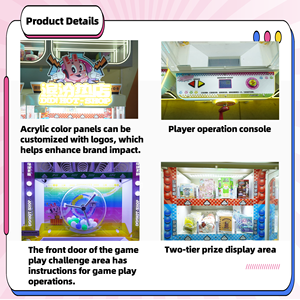 Máquina de Juego de Bolas de la Suerte, Máquina de Juego Giratoria Operada con Monedas Personalizada, Máquina Expendedora de Regalos Sorpresa, Máquina de Lotería de Premios para Salón de Juegos - Product Image 4