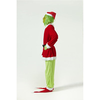 Costumes de Noël pour adultes, ensembles de Père Noël fantaisie en gros, tenues de performance de fête, elfes verts, costumes de cosplay de Noël