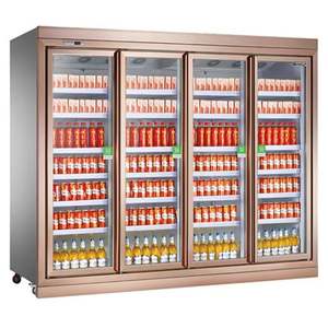 Frigorifero Espositore Commerciale con Porta in Vetro da 1650L per Supermercati, Bevande Energetiche, Birra e Alimenti - Product Image 1