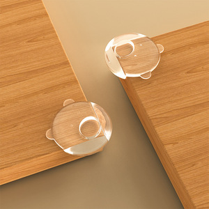 Bear-shaped <b>Silicone</b> Corner Protector Transparent Table <b>Window</b> Edge Guard Little Bear 01 - Product Image 1