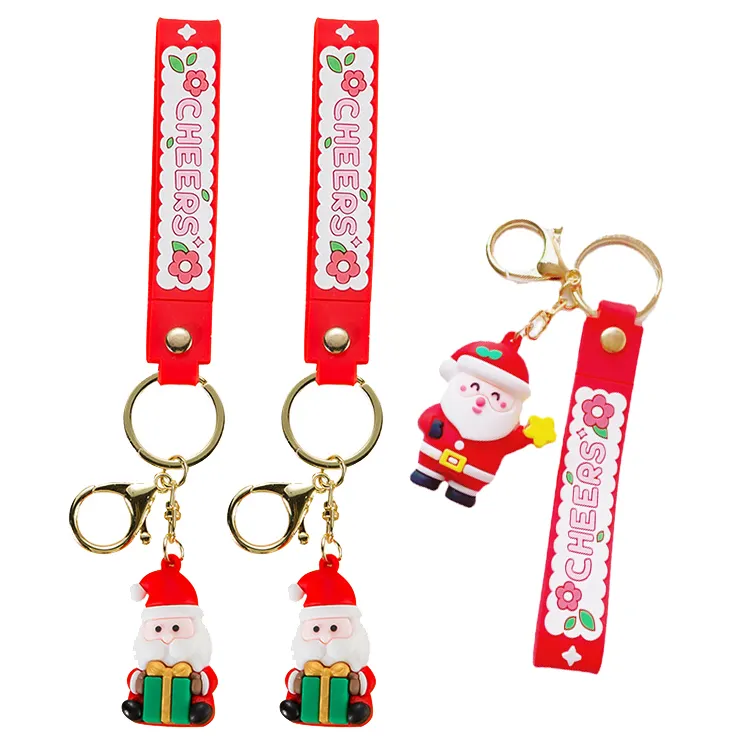 Promotional keychains Christmas Gift various model options keychain accessories Holiday gifts lovely gift sets