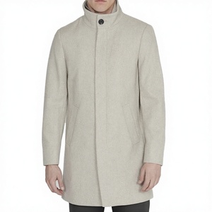 Fresh Arrival Unique Style Solid Color Men <b>Poncho</b> Woolen Eco Friendly Fast Delivery Apparel Clothing Handsome Look Long Coat - Product Image 3