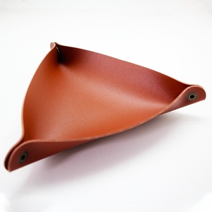 Boshiho Customized Tiny Storage Container Box Genuine Leather Tray Organizer for <b>Watch</b> and Coin Phone Key <b>case</b> - Product Image 3