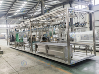 Ligne de production d'abattage de bétail de petite capacité 500BPH avec moteur, pompe et boîte de vitesses 220V/380V