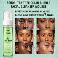 Pembersih Wajah Berbusa Pemurni Minyak Daun Melaleuca Alternifolia (Tea Tree) Anti-Jerawat untuk Kulit Berminyak