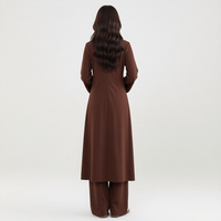 Nouvelle Abaya Perlée en Tissu Doux à Boutons Décoratifs, Design Personnalisé, pour Femmes Musulmanes – Tenue Quotidienne Modeste