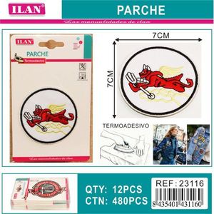 ILAN Patch Termoadesiva 7x7 Cm per Abbigliamento - Product Image 1