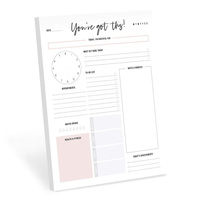 Vente en gros Offre Spéciale personnalisé quotidien à faire liste planificateur bloc-notes avec Logo imprimé 6 "X9" 8 "X11" détacher mémo bloc-notes
