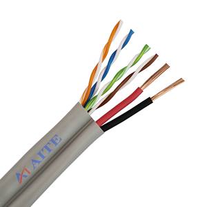 <span class=keywords><strong>CAT5E</strong></span> + 2C UTP 24 awg <span class=keywords><strong>CAT5E</strong></span> con 2Power PE PVC giacca outdoor/indoor - Product Image 1