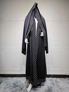 Personalización de Fábrica, Personalización de Logotipo, OEM, ODM, Abaya Árabe Saudí, Ropa Islámica Modesta para Mujer, Túnica Maxi Musulmana de Moda - Product Image 5