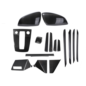Panel de fibra de carbono para salpicadero <span class=keywords><strong>Interior</strong></span> de coche, Panel de cambio de marchas, consola Central, tira de puerta, cubierta, Kits de ajuste para <span class=keywords><strong>Audi</strong></span> <span class=keywords><strong>A3</strong></span> A3L <span class=keywords><strong>2021</strong></span>-2024 - Product Image 3