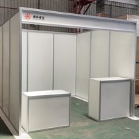 Comptoir pliable pour stand d'exposition, comptoir d'information portable facile à installer pour salon professionnel à vendre