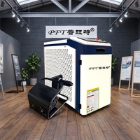 Machine de soudage au laser à fibre portative refroidie par eau PHT-2000W, source laser Raycus haute puissance, prix avantageux pour l'acier au carbone