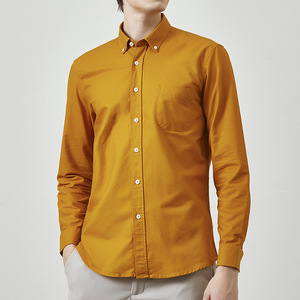 2025 da <span class=keywords><strong>uomo</strong></span> Casual a manica lunga taglia Xxxl <span class=keywords><strong>camicia</strong></span> Oxford 100% cotone <span class=keywords><strong>lino</strong></span> tinta unita Color velluto invernale caldo e ispessito - Product Image 2