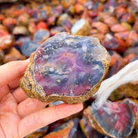 Vente en gros de pierres brutes d'agate rouge naturelle d'Afrique du Sud, de haute qualité, cornaline, utilisées pour la décoration