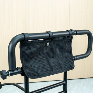 Extendable Foldable Height Adjustable Bedside Handrail <b>Grab</b> <b>Bar</b> For Elderly Pregnant Women 60.5-80.5cm Black LQX110049 - Product Image 3
