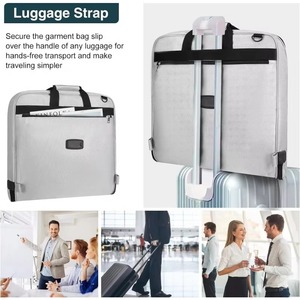 Bolsa de viaje personalizada de alta calidad de fábrica BSCI, 3 en 1, mochila, maleta, traje, bolsa de lona convertible para hombres y mujeres - Product Image 3