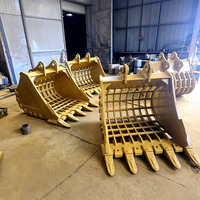 Saringan Bak Excavator Langsung dari Pabrik, Saringan Bak Excavator, Grid Bak Excavator untuk Excavator Pertambangan 1-50 Ton
