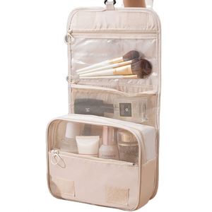 Bolsa de aseo de viaje colgante, bolsa organizadora portátil de maquillaje cosmético para hombres y mujeres - Product Image 1