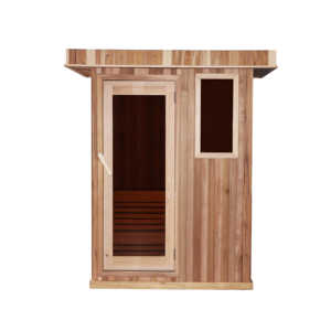 大人気 シダーバレルサウナ 組み立てが簡単な屋外サウナ・ドライサウナルーム 電気ヒーター付き - Product Image 3