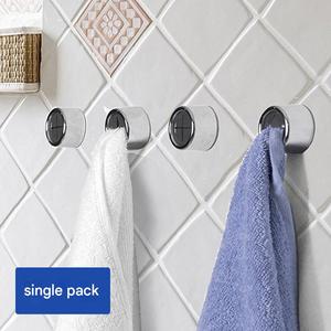 High Quality Creative Round Push Bathroom <strong>Towel</strong> <strong>Hooks</strong> Premium Adhesive Tea <strong>Towel</strong> Holder Wall Mount <strong>Hook</strong> for Kitchen - Product Image 5