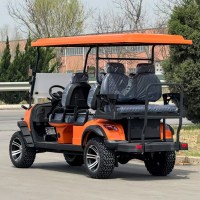 Mini Icon Luxury 48v 6 Seater Electric Golf Cart avec batterie au lithium Livraison gratuite Bon prix Beach Buggy pour Club Road Use