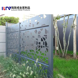 Pannello Decorativo per Recinzione in Alluminio Stile Moderno Personalizzato Tagliato al <span class=keywords><strong>Laser</strong></span> Schermo Frangivista da Giardino in Metallo - Product Image 6