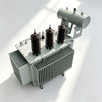 Transformateur triphasé immergé dans l'huile à bobinage en aluminium haute fiabilité 15 kV Groupe vectoriel Dyn11 Convertisseur de puissance pour usage industriel