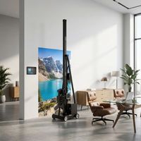 Impresora UV Vertical Profesional para Paredes, 2880DPI, Plegable, con Sensor Automático, para Decoración de Arte Mural en Interiores/Exteriores