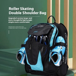 <span class=keywords><strong>Patines</strong></span> de velocidad profesional, bolsa para <span class=keywords><strong>patines</strong></span>, de gran capacidad <span class=keywords><strong>Mochila</strong></span> deportiva, cremallera multicompartimento, almacenamiento impermeable a la moda - Product Image 2