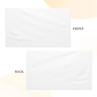 Drapeau personnalisé double face, créez votre propre image, logo ou texte amusant, décoration intérieure et extérieure, blanc