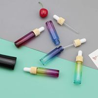 Flacon en verre transparent de 3 ml, 4 ml, 10 ml pour huile essentielle, roll-on de parfum avec bouchon à vis