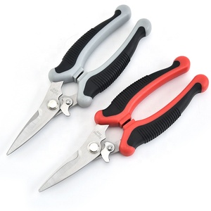 <span class=keywords><strong>Cisaille</strong></span> <span class=keywords><strong>à</strong></span> câbles en acier inoxydable Morning Light, <span class=keywords><strong>cisaille</strong></span> <span class=keywords><strong>à</strong></span> tôle, pince <span class=keywords><strong>à</strong></span> dénuder pour électricien, rouge/gris, 21,9 cm, PP+TPR - Product Image 5