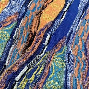 Tùy Chỉnh Cổ Điển Jacquard Knit T-Shirt Cho Nam Giới 240 Gram Thêu Mô Hình Cầu Vồng Trực Tuyến Quần Áo Dệt Kim - Product Image 5