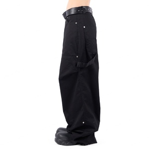 Wholesale Custom Logo Faded Washed Double Knee <b>Men's</b> <b>Pants</b> 100% Cotton High Quality Canvas Loose Classic <b>Men's</b> <b>Carpenter</b> <b>Pants</b> - Product Image 2