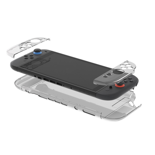 Aolion New Model High Quality Transparent PC/TPU Protective Shell Switch2 Game Console Split-Type Case Private Mold Accessories