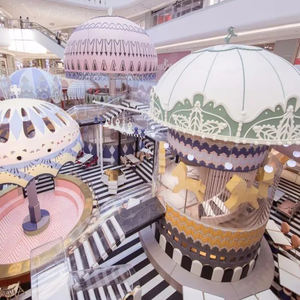 Parque Infantil Interior Popular Augustine, Castillo de Aventuras para Niños de 1 a 12 Años, con Características de Colisión de Colores, Materiales de Esponja/Madera/PVC - Product Image 6