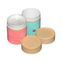 Emballage personnalisé en tube de papier kraft écologique pour épices et sel en poudre
