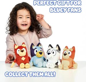 Peluche <span class=keywords><strong>Bluey</strong></span>, Famille <span class=keywords><strong>Bingo</strong></span>, Animal en Peluche de Dessin Animé, Chien en Velours Rembourré de Coton PP Doux, Cadeau d'Anniversaire pour Enfants - Product Image 5