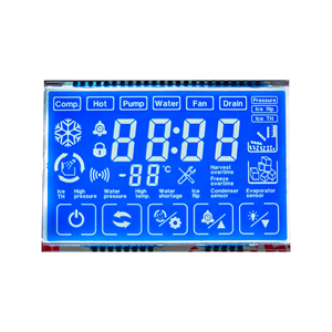 Ijs Maker Touchscreen Segment Stn Monochrome <span class=keywords><strong>Lcd</strong></span>-Modules 800X480 Resolutie 55X20Mm Scherm Laag Stroomverbruik Snel Reagerend - Product Image 1