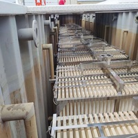 Module de membrane à fibres creuses de type rideau en PVDF pour le traitement efficace des eaux usées et la filtration des eaux de vidange