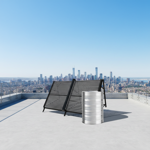 Collecteur <span class=keywords><strong>solaire</strong></span> à tubes sous vide résistant aux chaleurs extrêmes pour la protection contre la surchauffe des usines de fabrication - Product Image 1