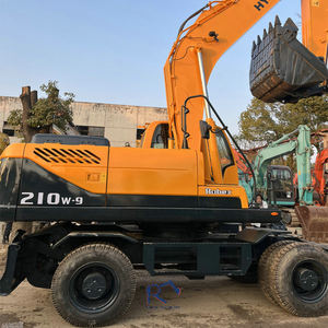 Venta caliente Usado Hyundai 210W-9 Rueda Excavadora Segunda Mano Hyundai excavadora para la venta - Product Image 6