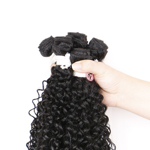 FH spedizione rapida 20 pollici di capelli umani lunghi tesse fasci di capelli umani vergini grezzi con chiusura frontale in pizzo - Product Image 3