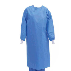 Blouse chirurgicale à <span class=keywords><strong>usage</strong></span> <span class=keywords><strong>unique</strong></span> jetable non-tissé blouse chirurgicale salut tissu sec pour blouse chirurgicale - Product Image 2