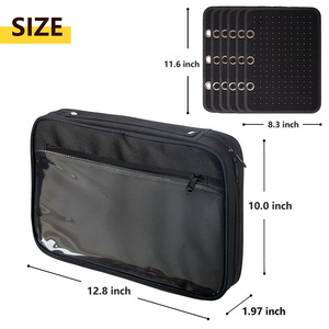 Lớn pin sách cho thu gom pin đồ trang sức men huy hiệu hiển thị trường hợp di động sử dụng pin trang sức hiển thị trường hợp - Product Image 2